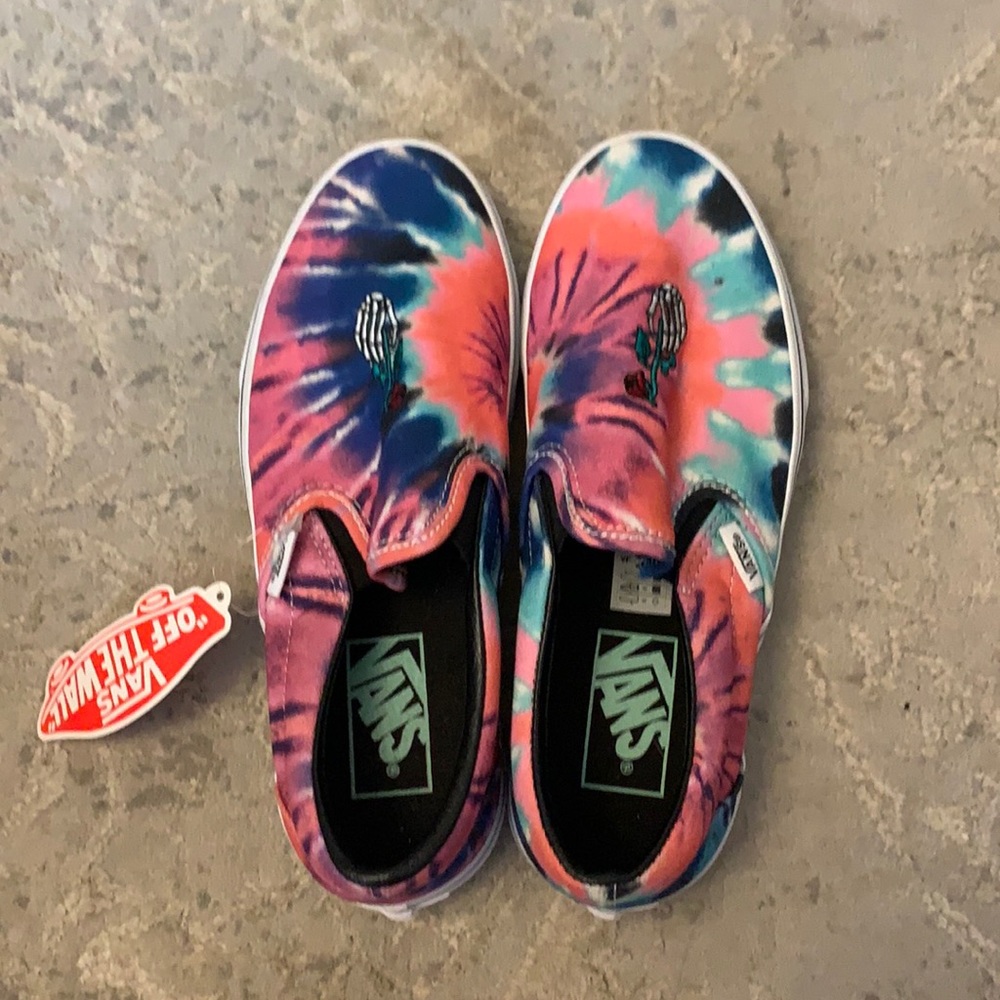Tie-dye vans